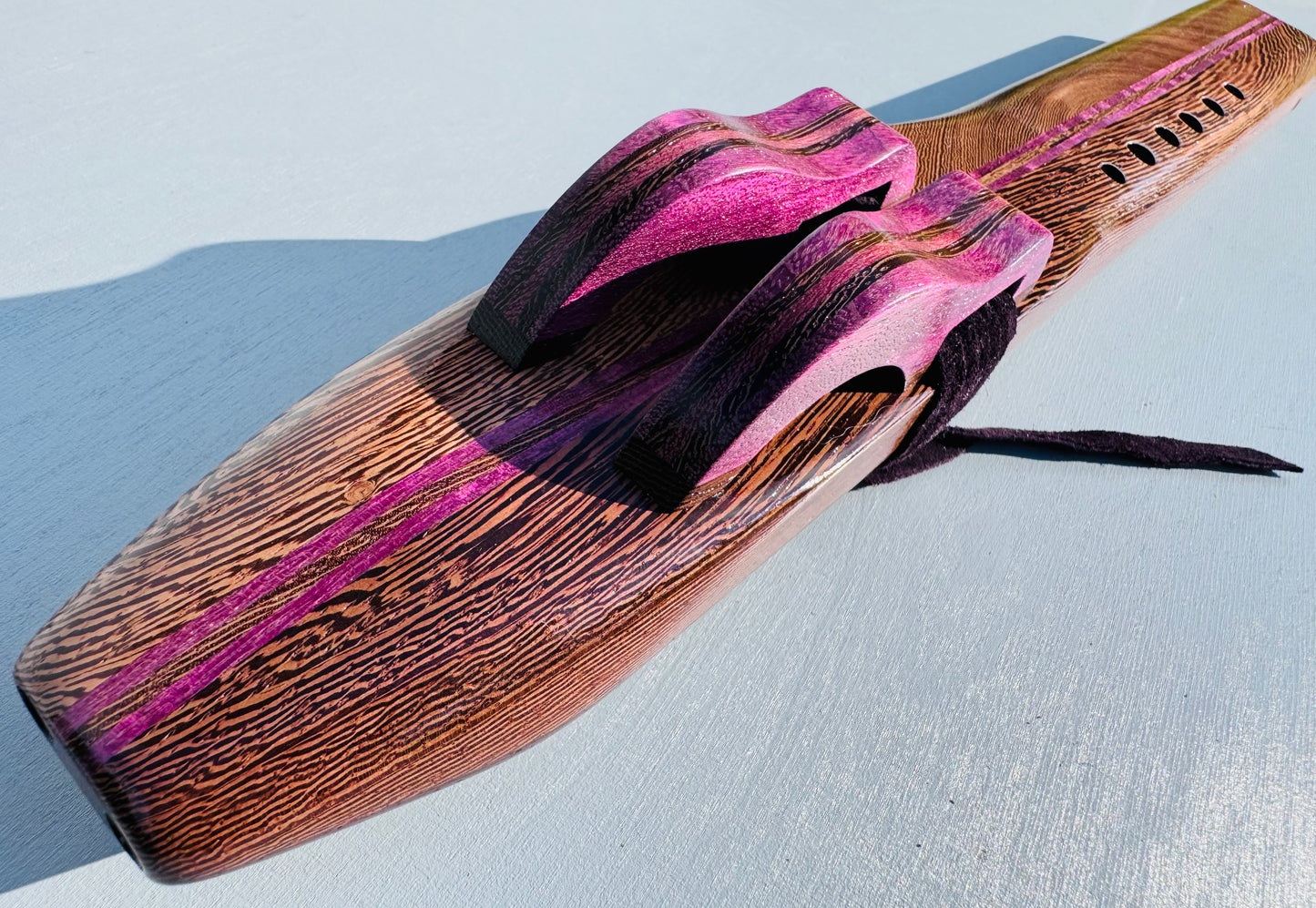 Native American style double flute Wenge A 432Hz