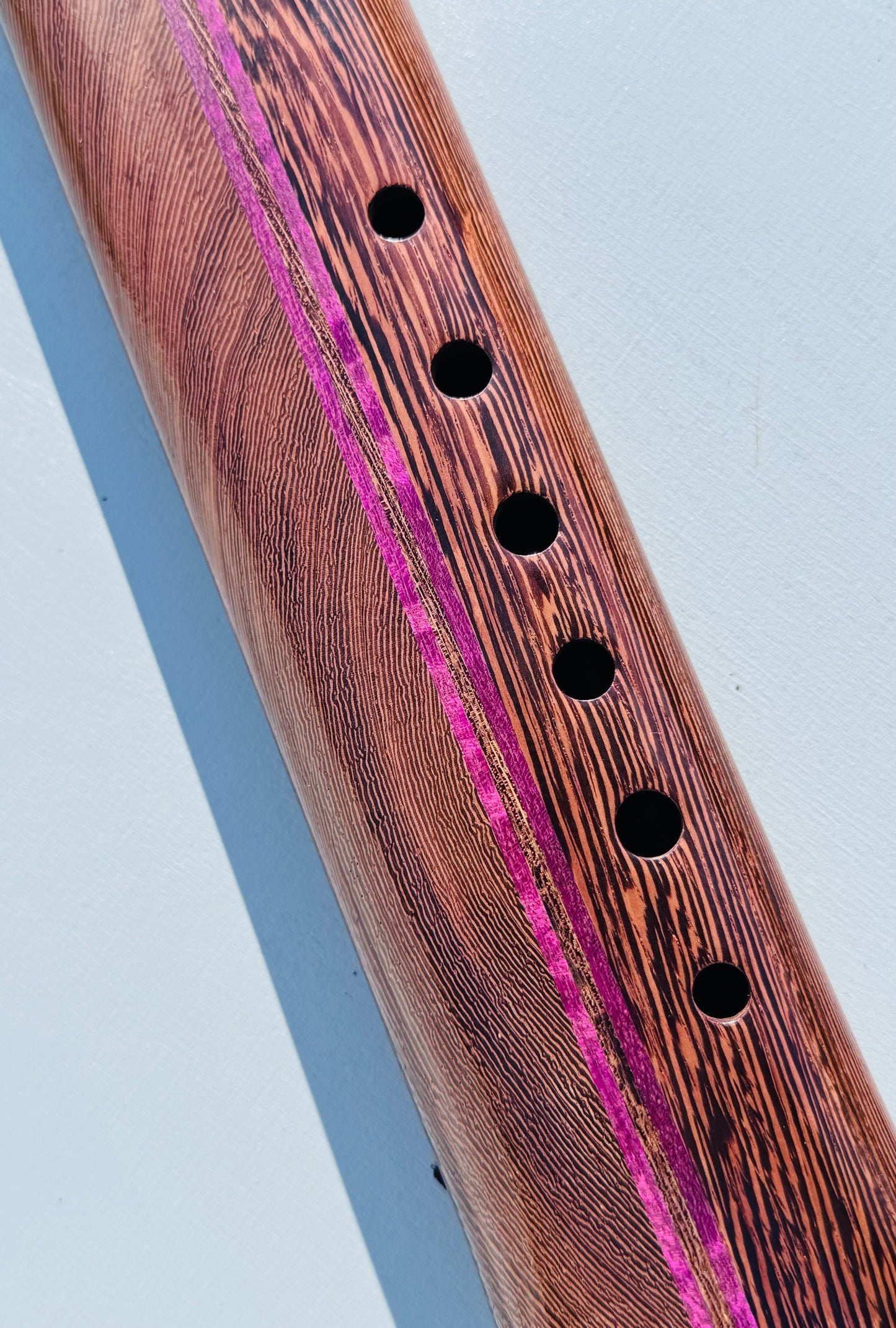 Native American style double flute Wenge A 432Hz