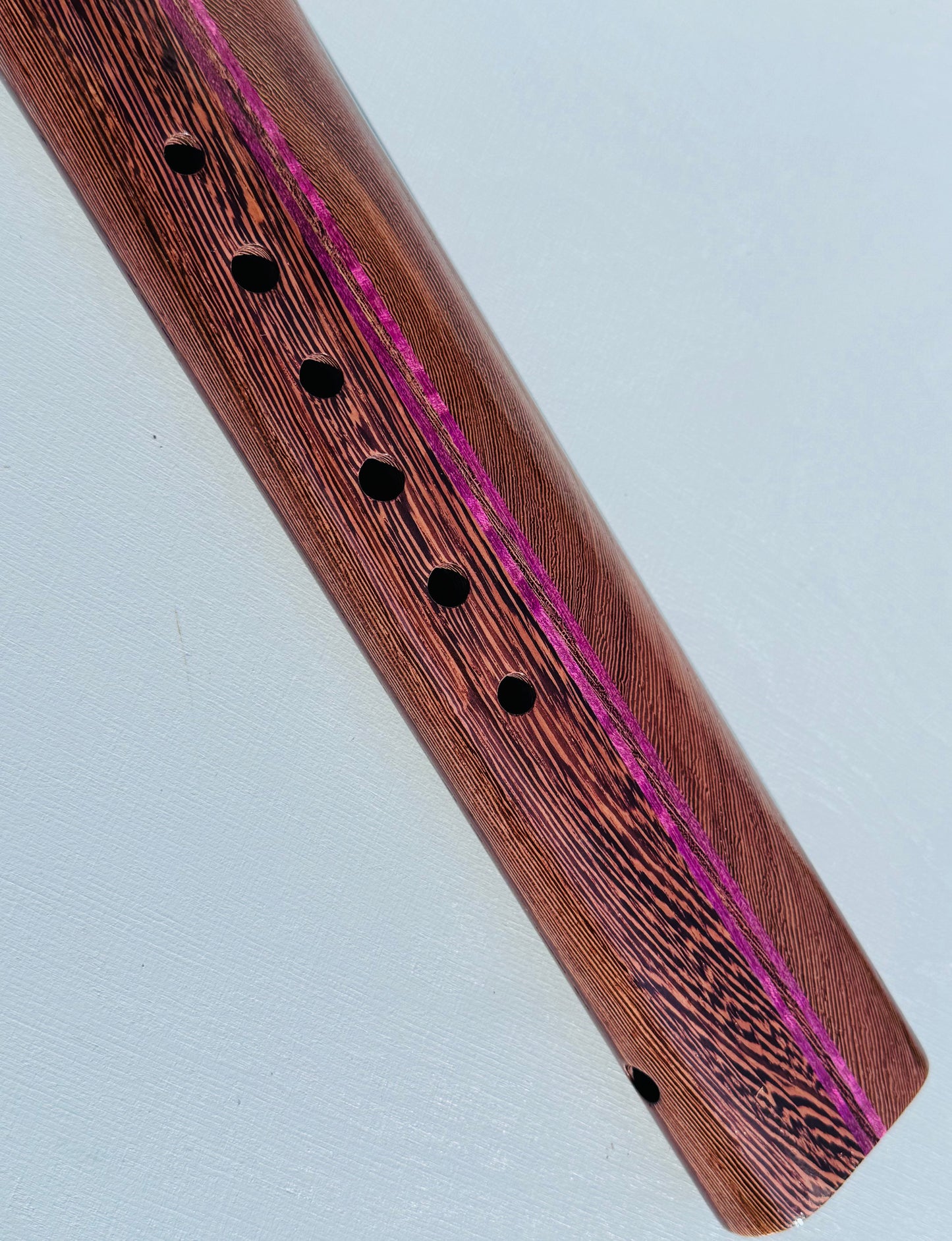 Native American style double flute Wenge A 432Hz