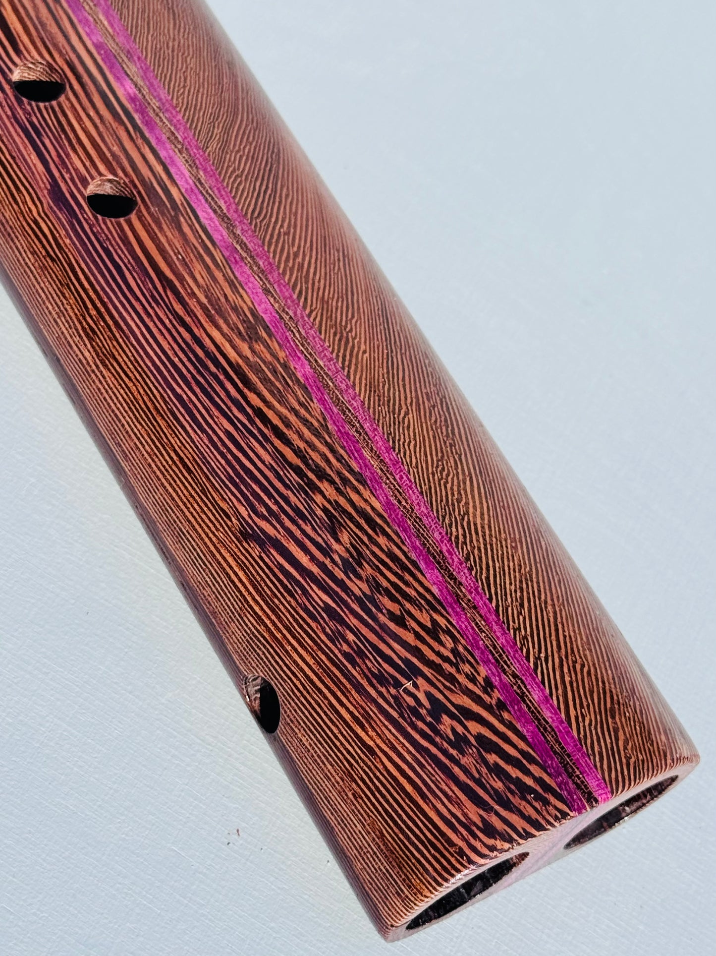 Native American style double flute Wenge A 432Hz