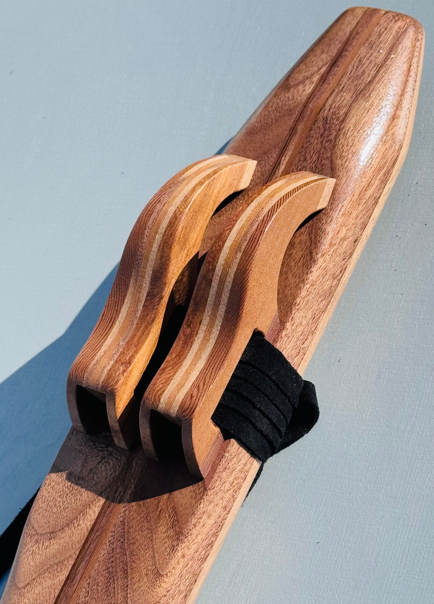 Native American style double flute Walnut A 432Hz