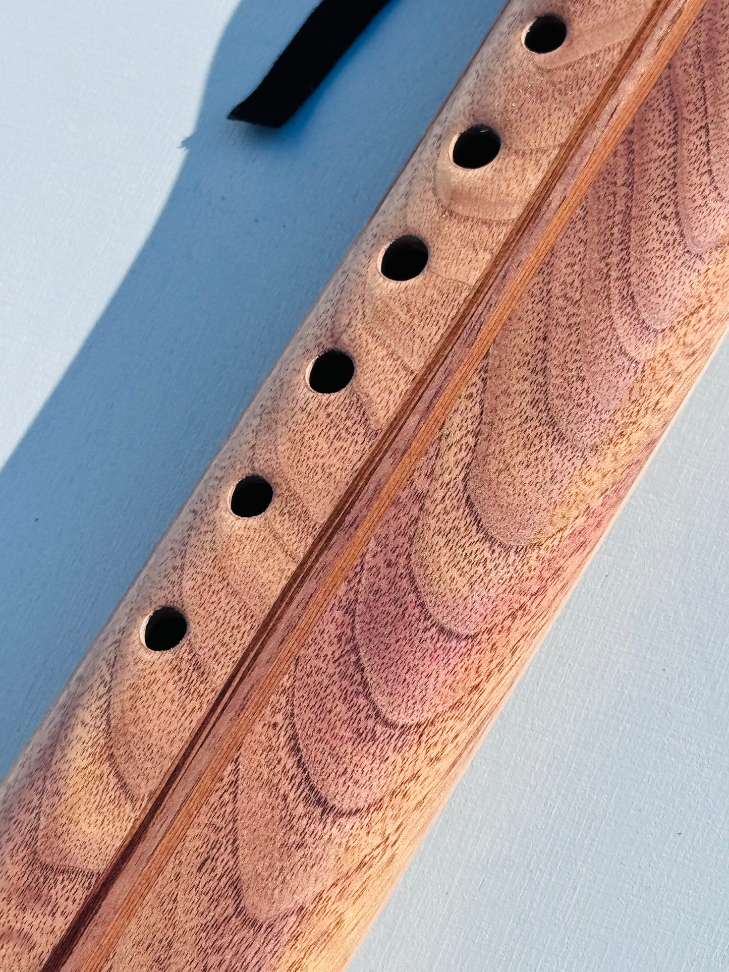 Native American style double flute Walnut A 432Hz