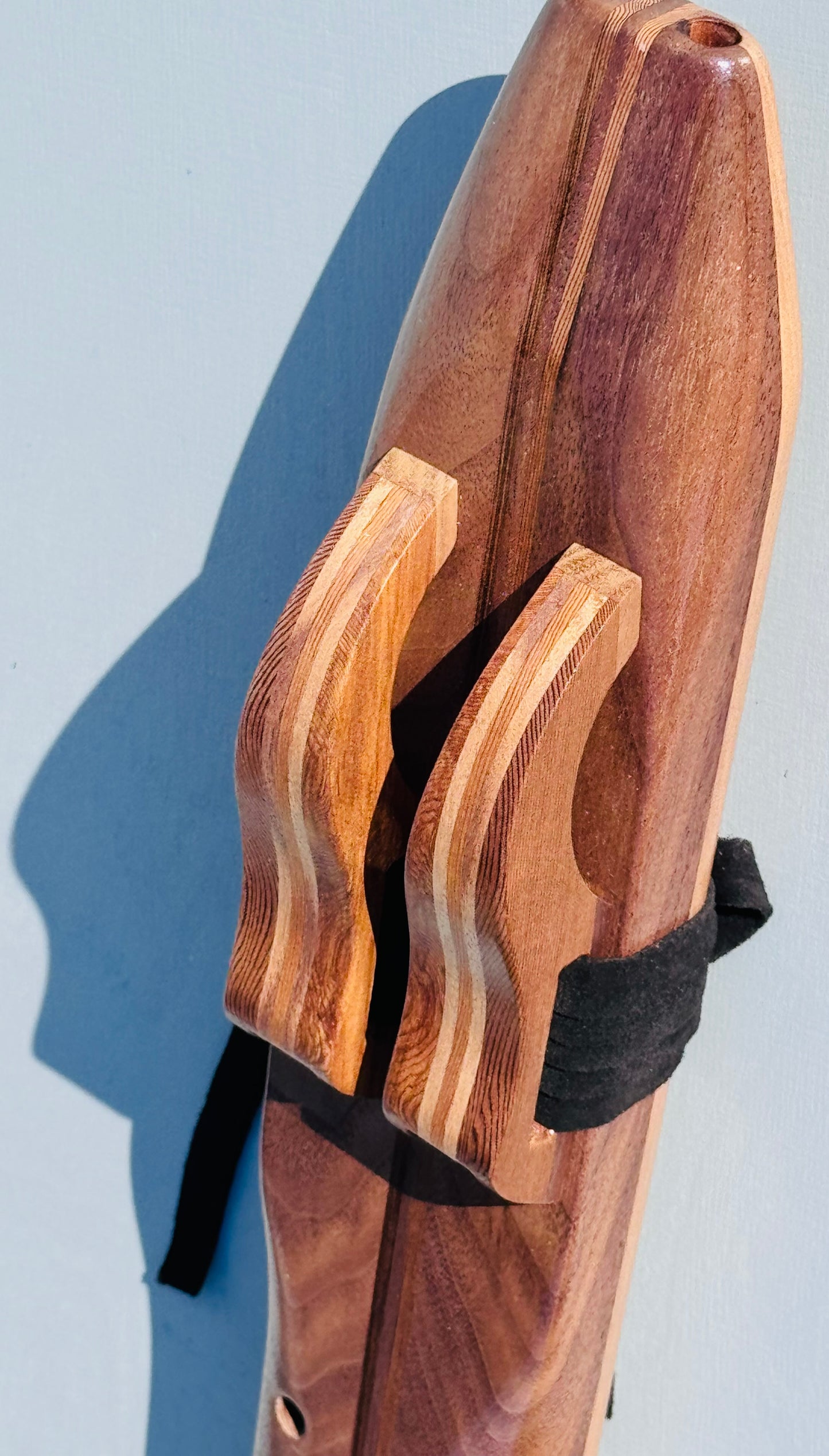 Native American style double flute Walnut A 432Hz