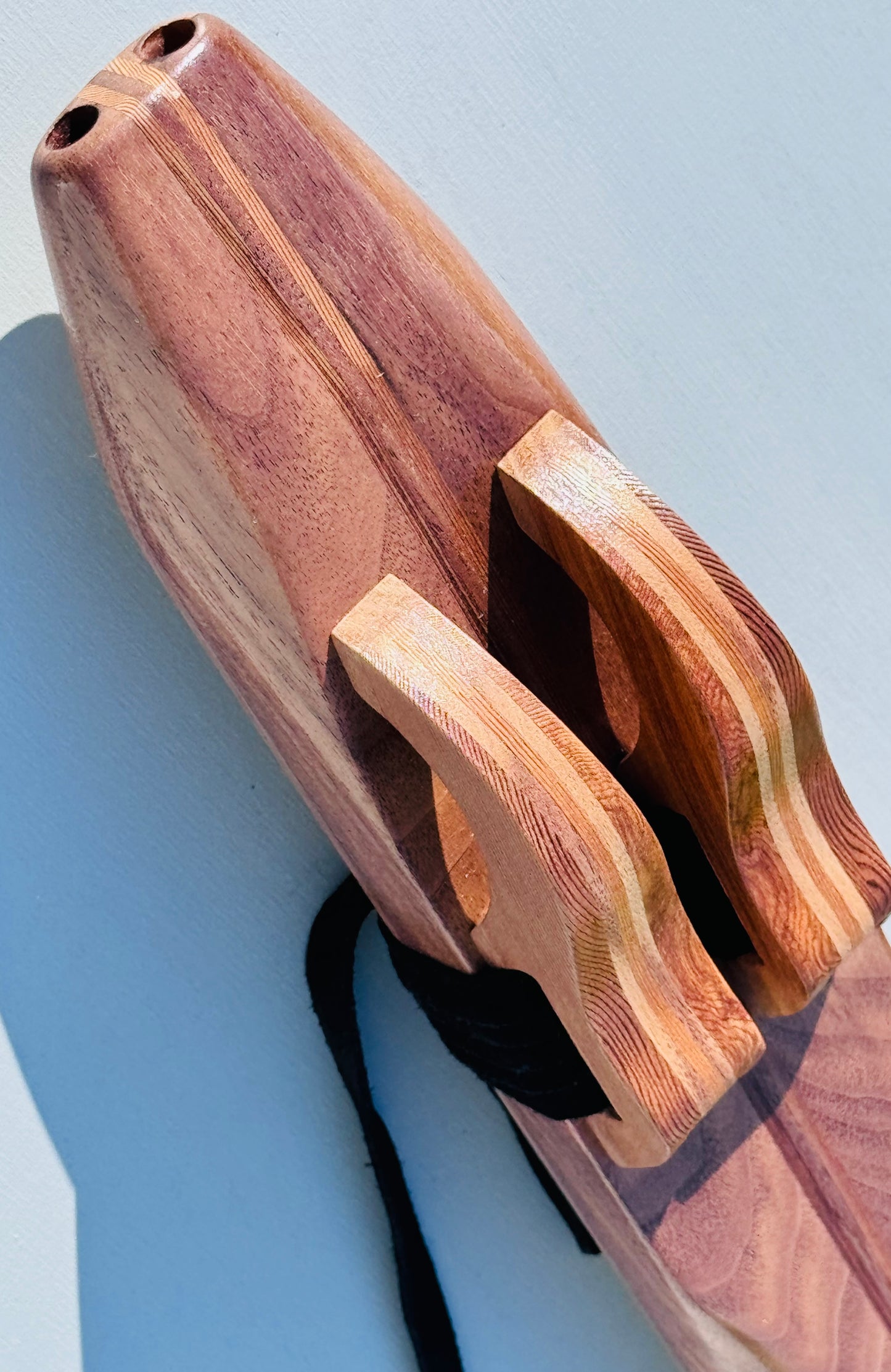 Native American style double flute Walnut A 432Hz