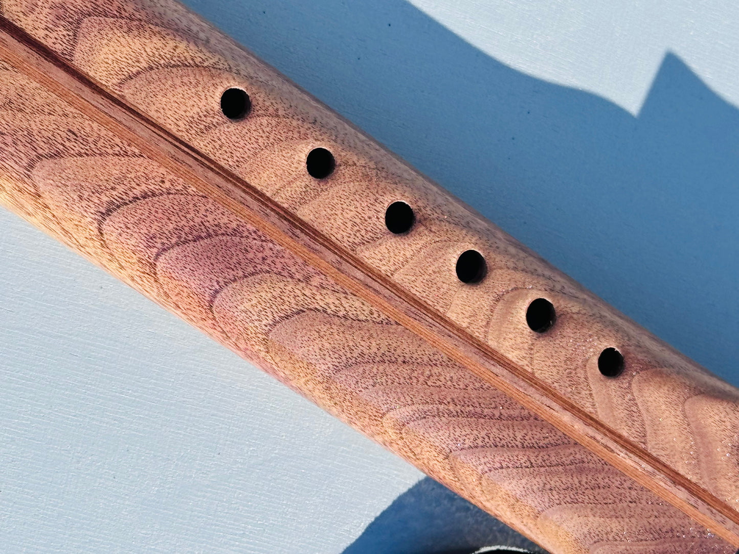 Native American style double flute Walnut A 432Hz