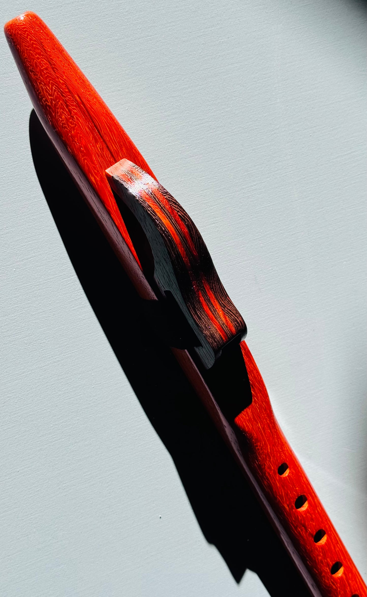 Native American style flute Red padouk A 440Hz
