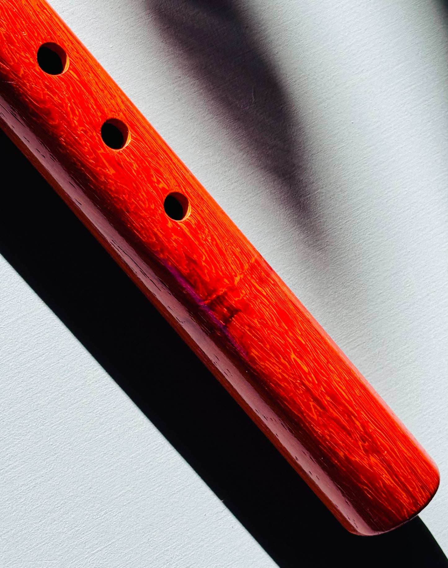 Native American style flute Red padouk A 440Hz