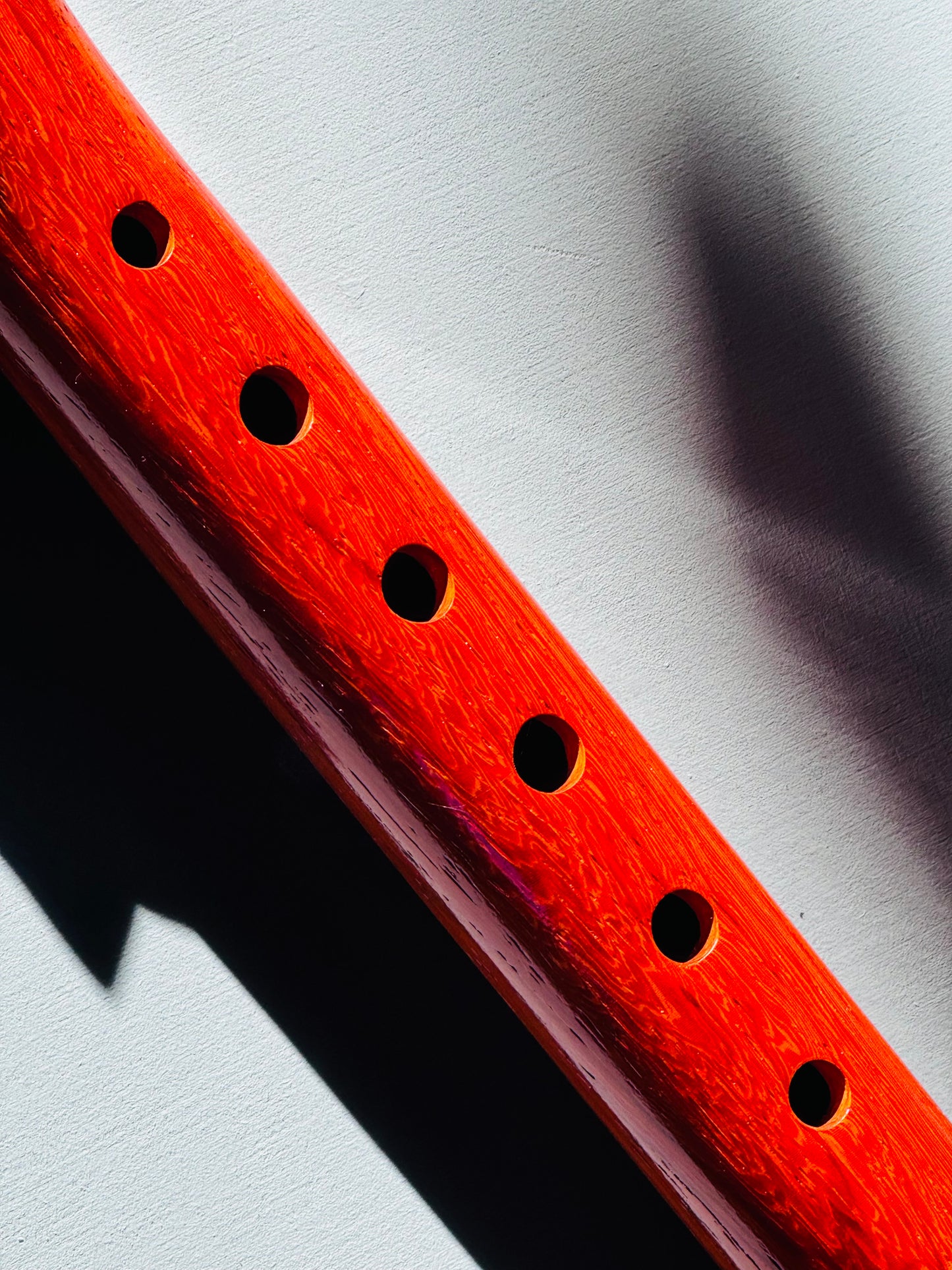 Native American style flute Red padouk A 440Hz