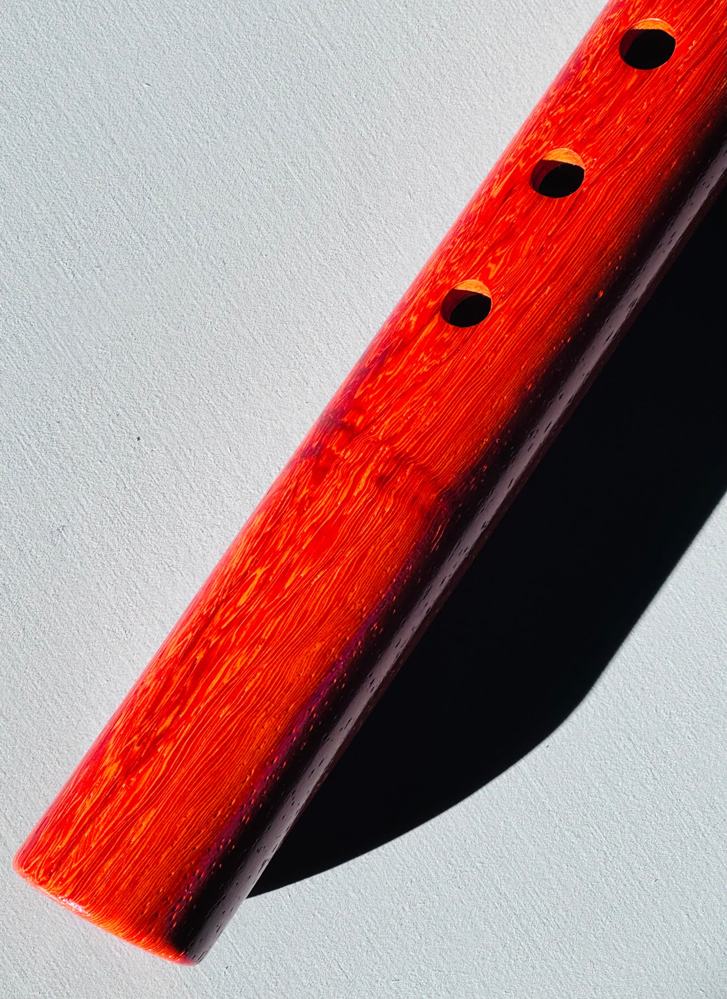 Native American style flute Red padouk A 440Hz