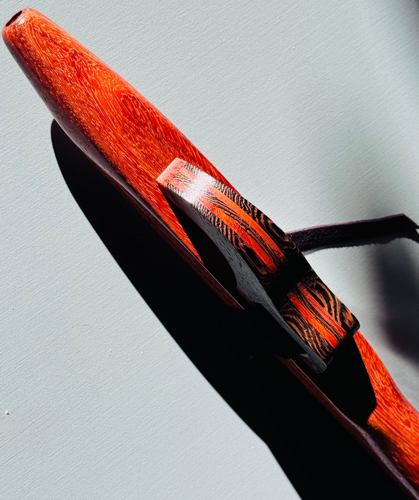 Native American style flute Red padouk A 432Hz