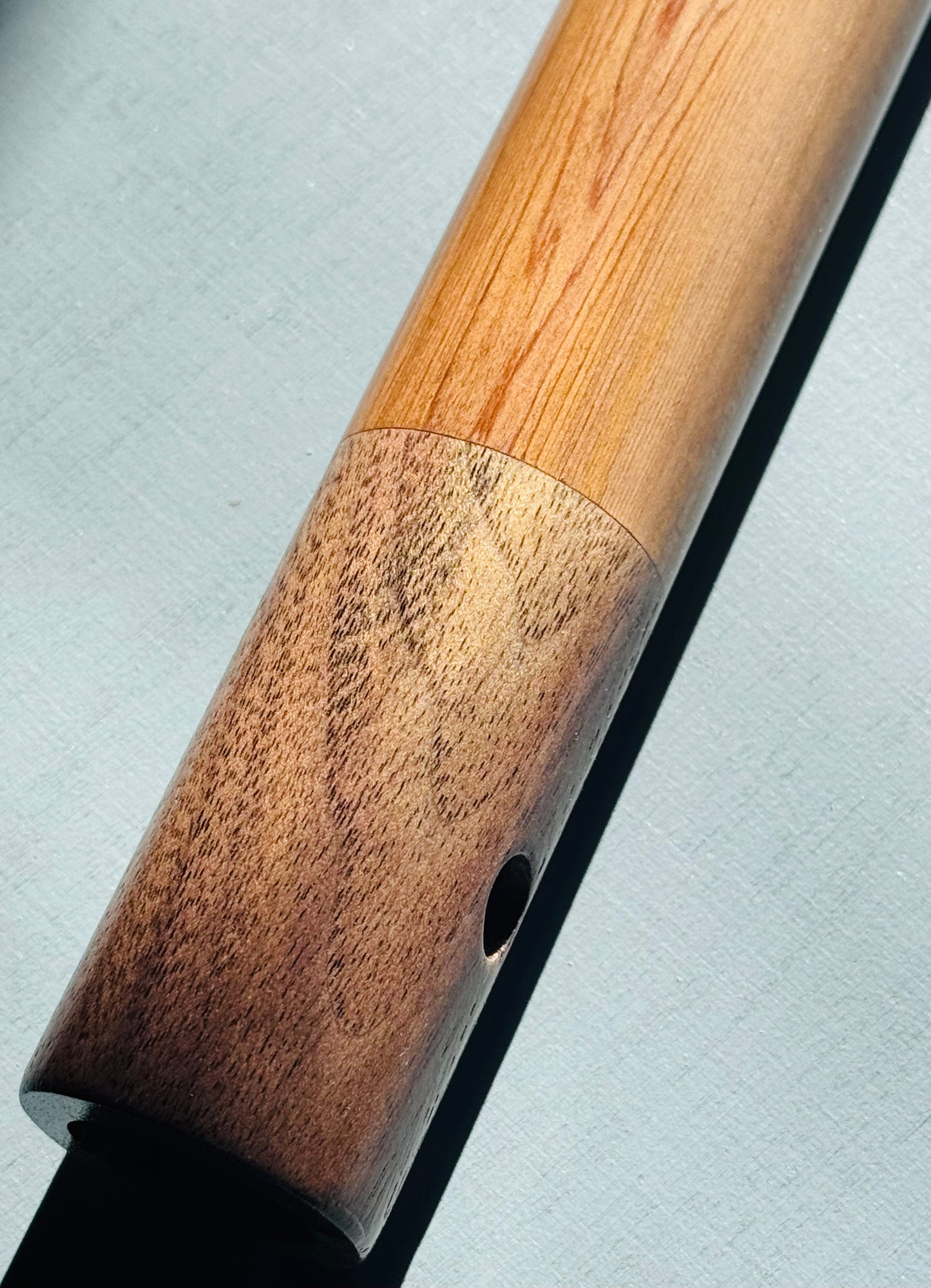 Native American style flute Oak&Zebrano A 440Hz