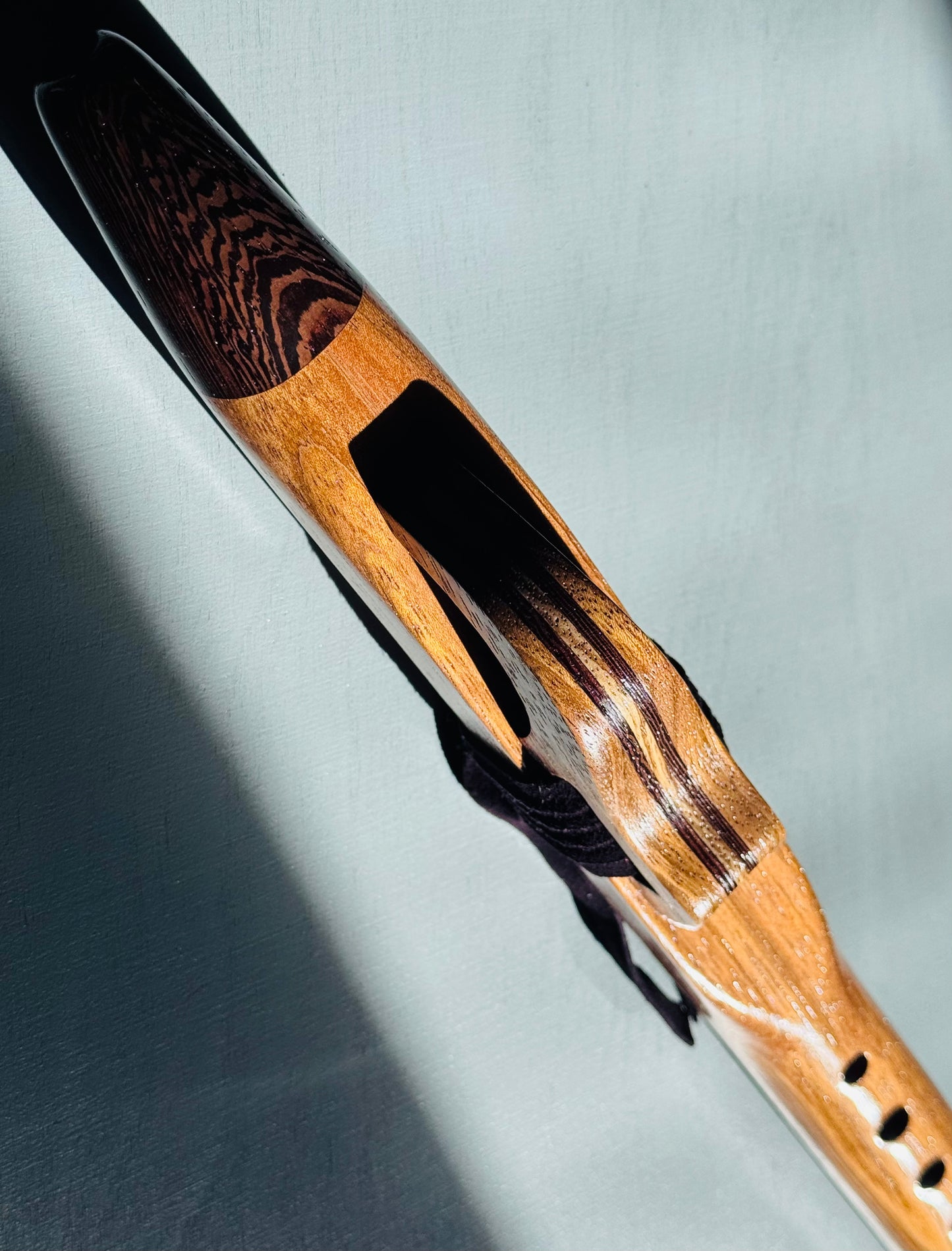 Native American style flute Jatoba&wenge A 440Hz