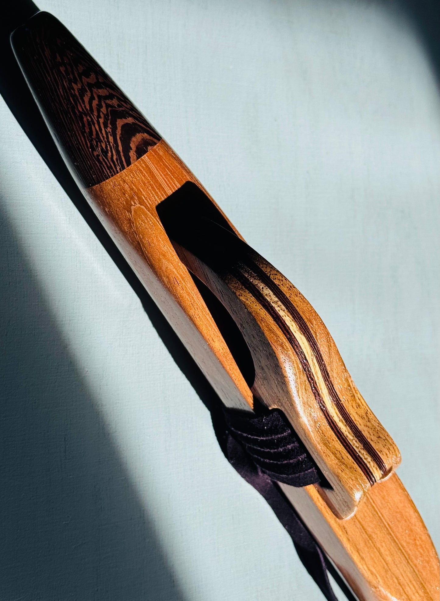 Native American style flute Jatoba&wenge A 440Hz