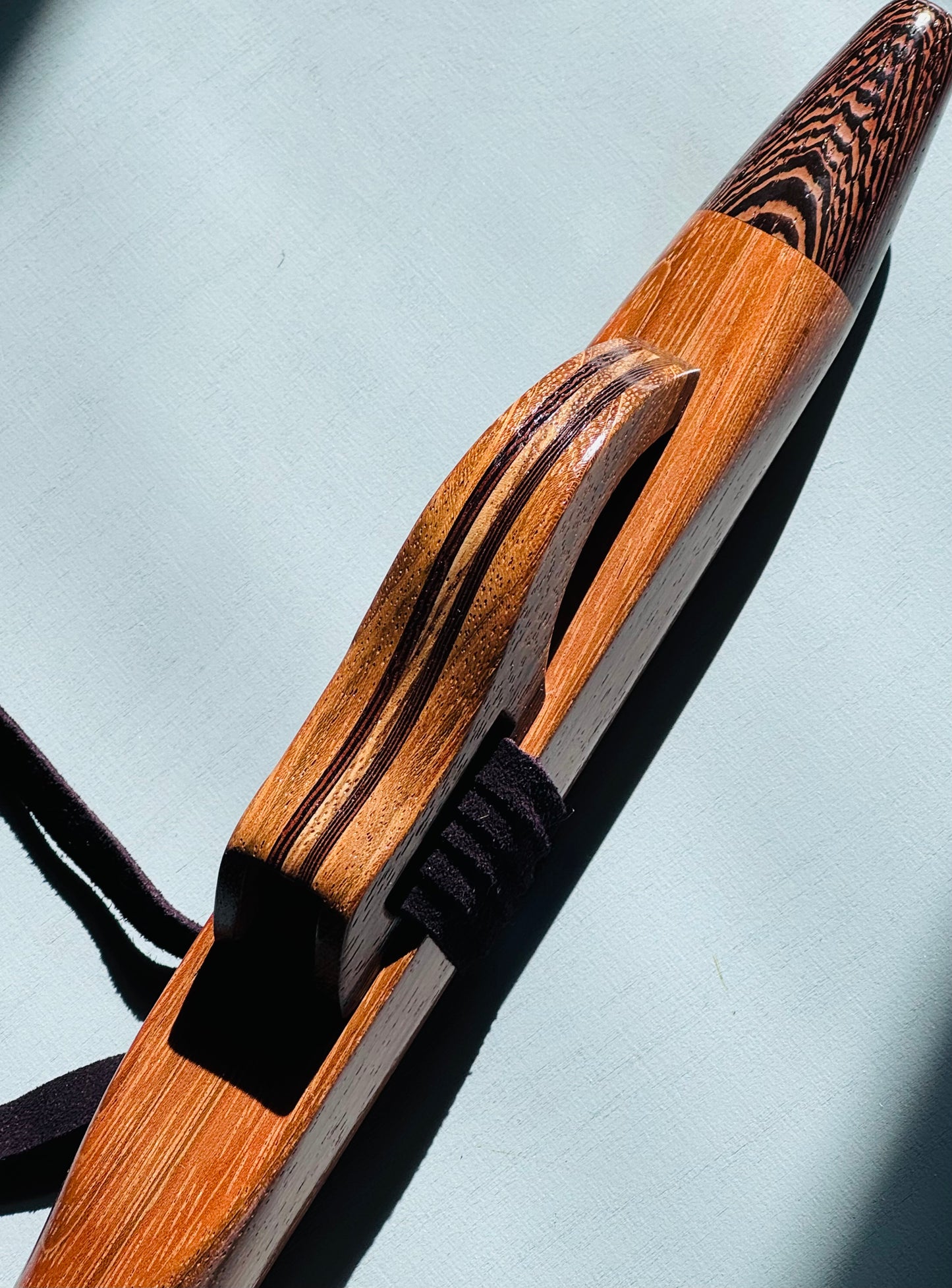 Native American style flute Jatoba&wenge A 440Hz