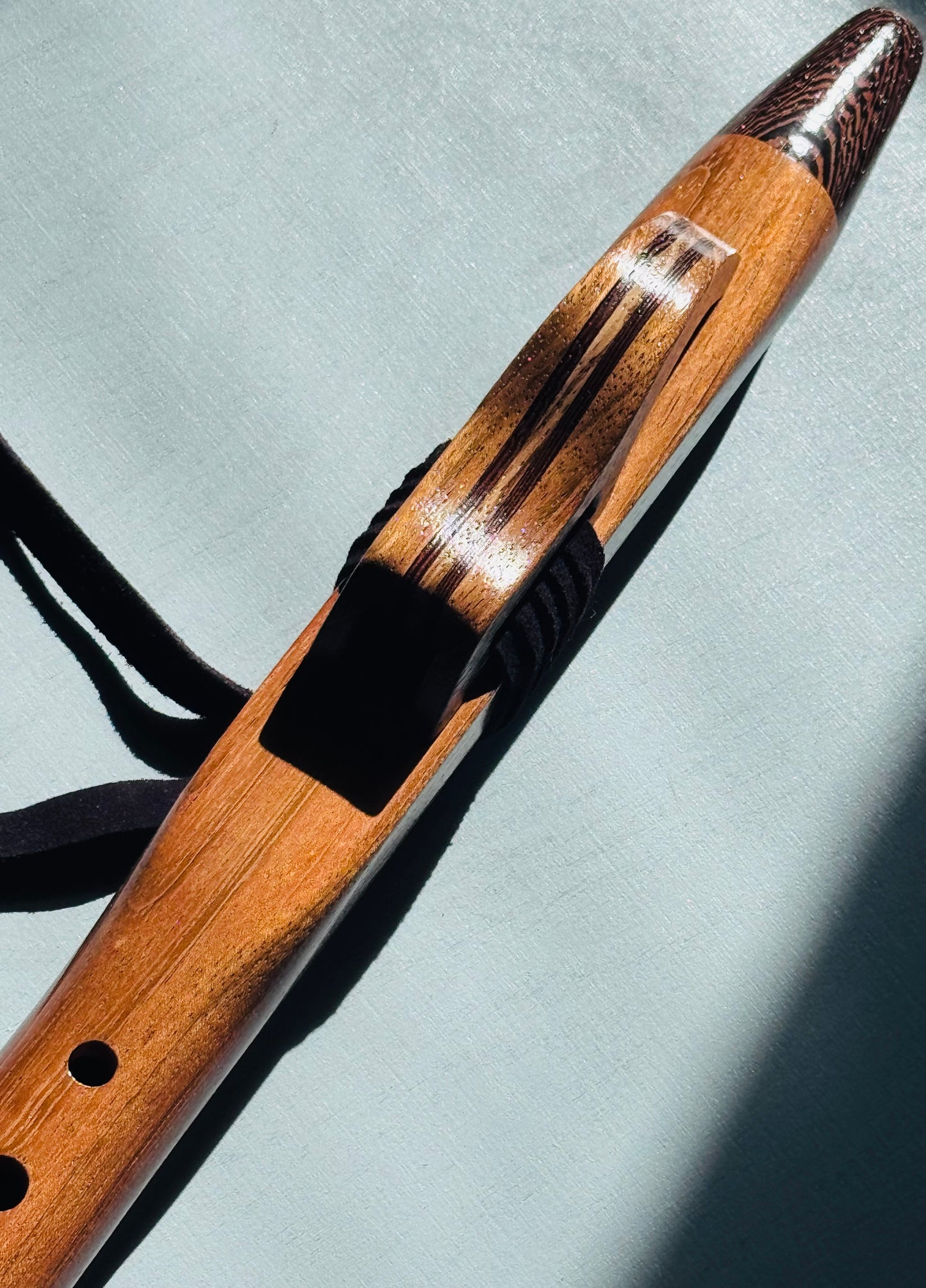 Native American style flute Jatoba&wenge A 440Hz