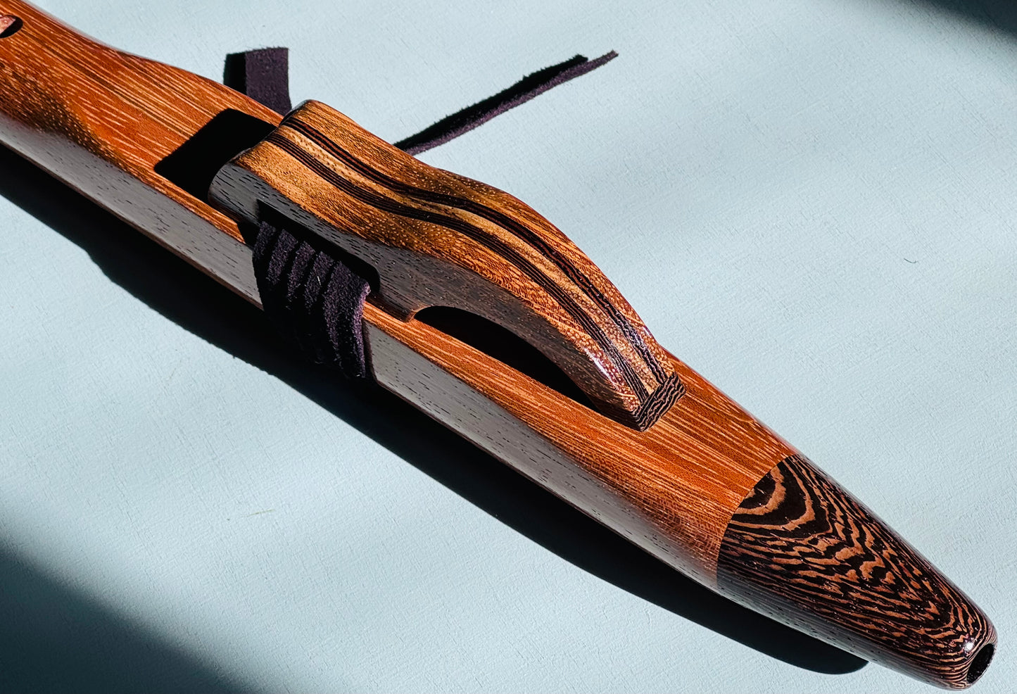 Native American style flute Jatoba&wenge A 440Hz