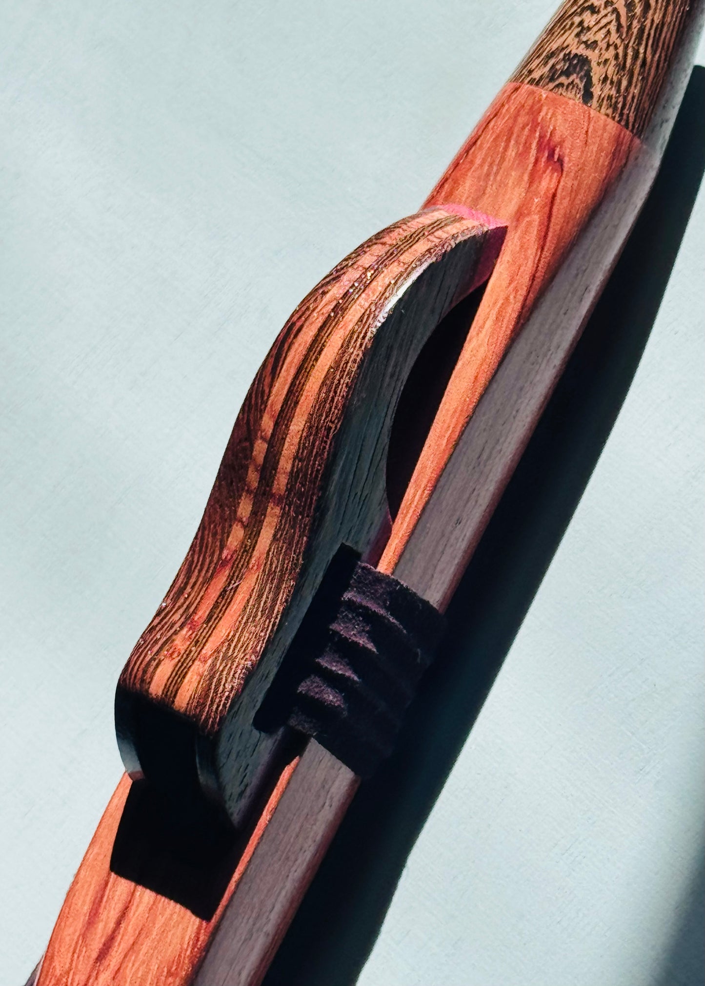 Native American style flute Bubinga&Wenge G 440Hz