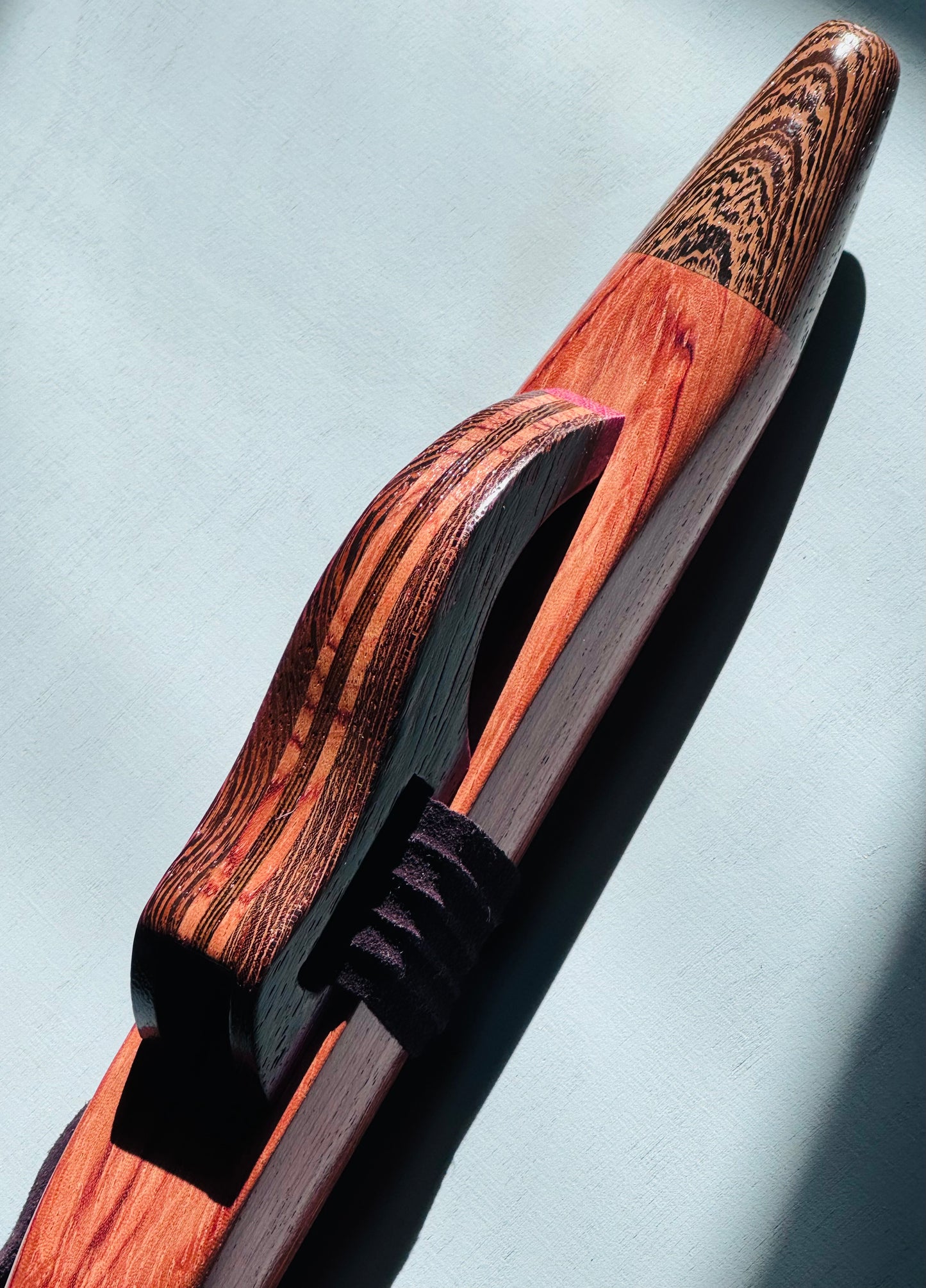 Native American style flute Bubinga&Wenge G 440Hz
