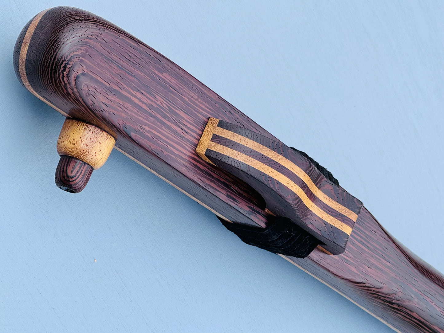 Native American style bass flute Wenge Low A 440Hz