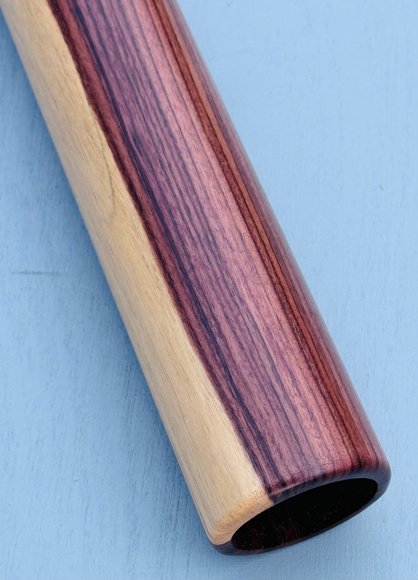 Native American style bass flute Polisander Low A 440Hz