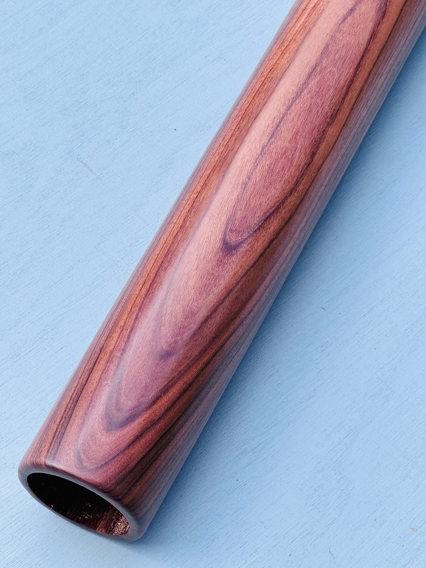 Native American style bass flute Polisander low A 432Hz