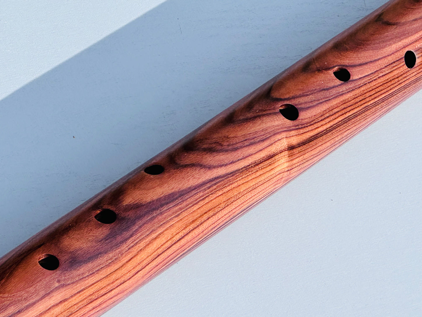 Native American style bass flute Polisander low A 432Hz