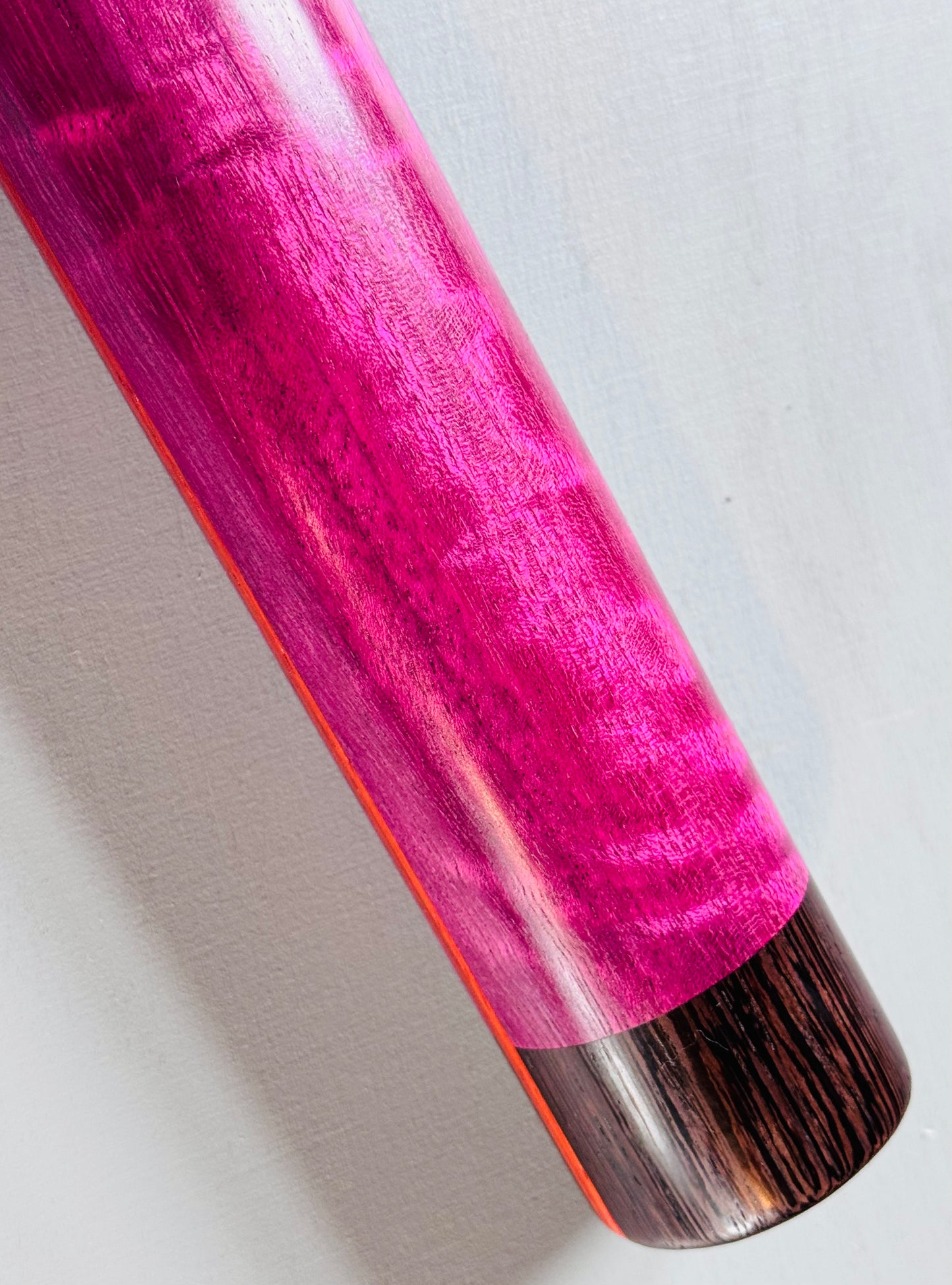 Native American style bass flute Purple heart Low A 440Hz